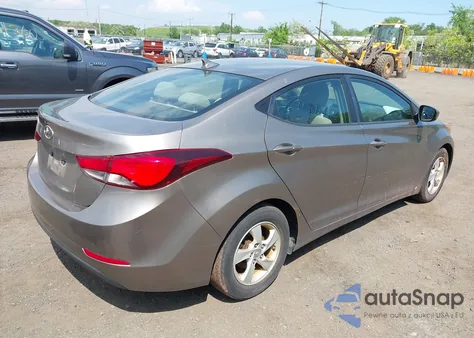 2014 Hyundai Elantra Se из США, поврежденный, VIN 5NPDH4AE6EH540538